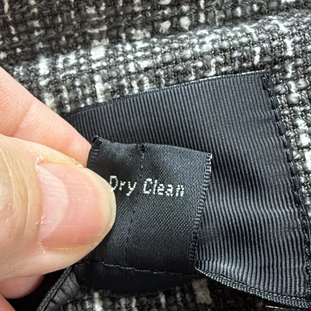 J.Crew Collection Tweed Contessa jeweled black and white Blazer‎ size 6 - Picture 13 of 15